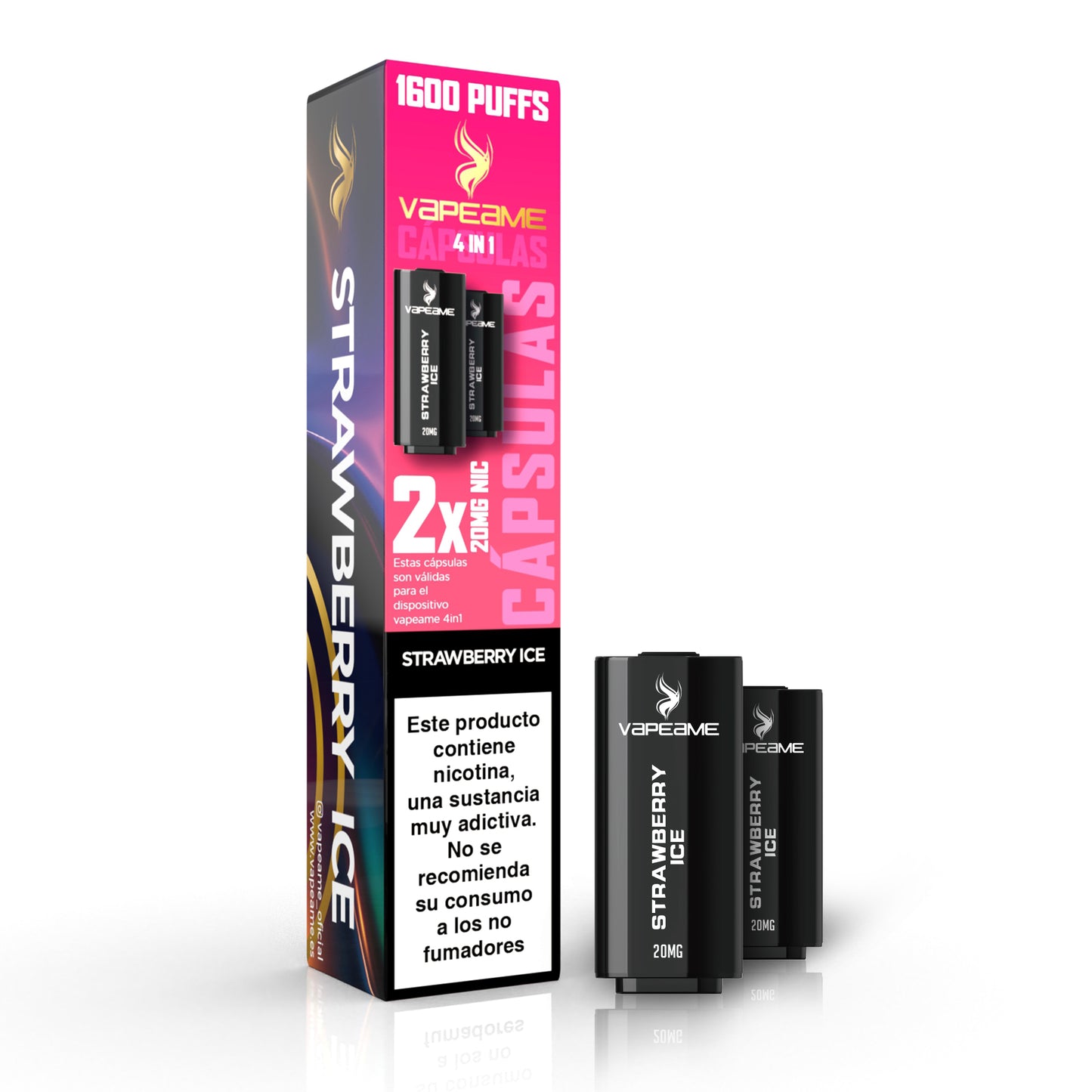 2 cápsulas Strawberry 2% Nicotina