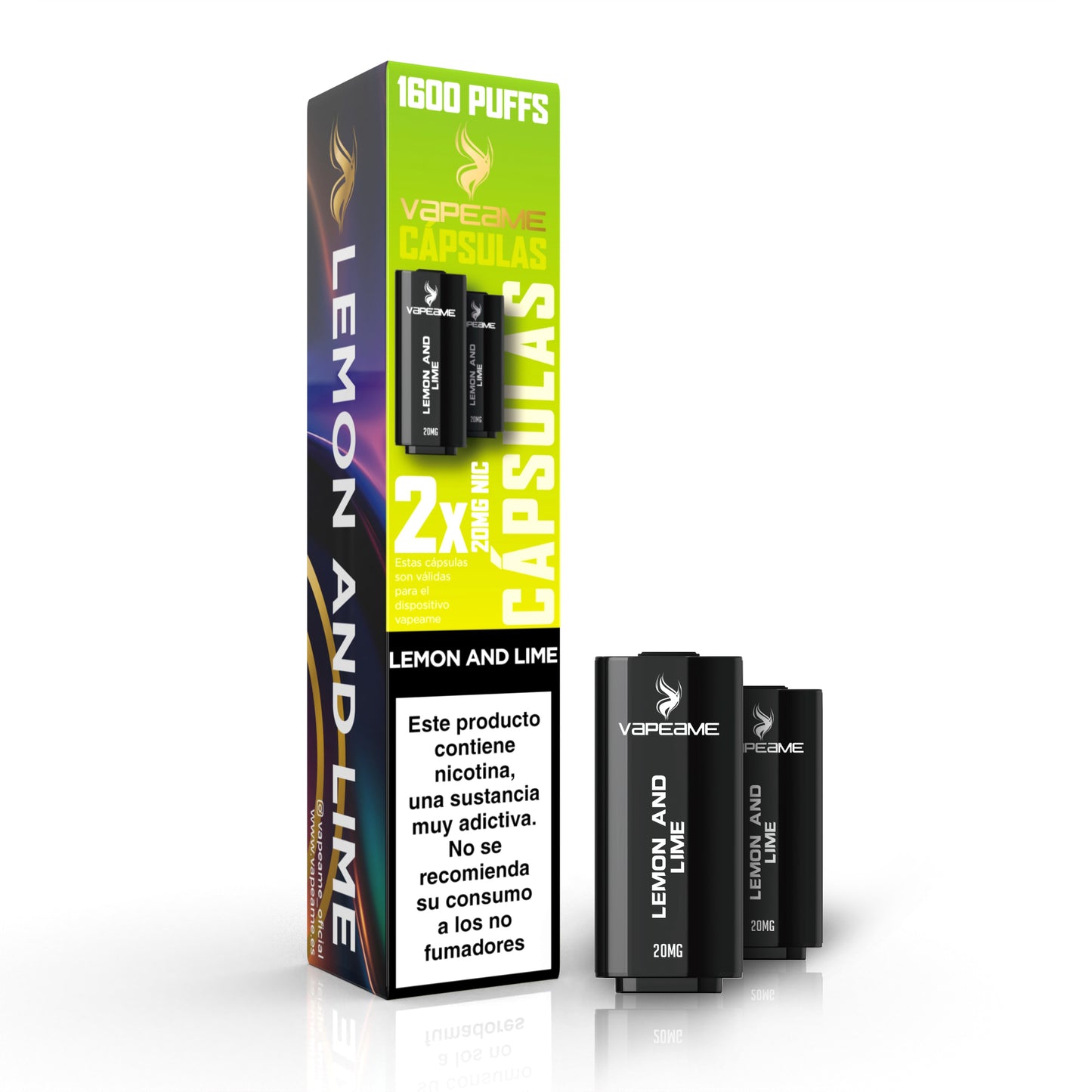 2 cápsulas Lemon And lime 2% Nicotina