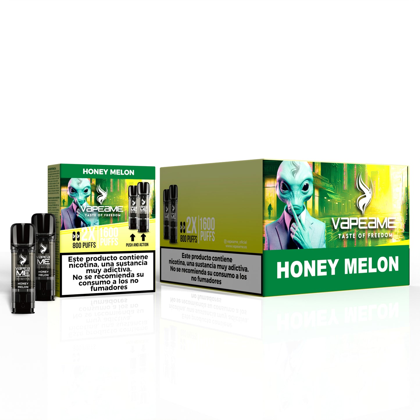 Pack 10 cajas de cápsulas Honey Melon