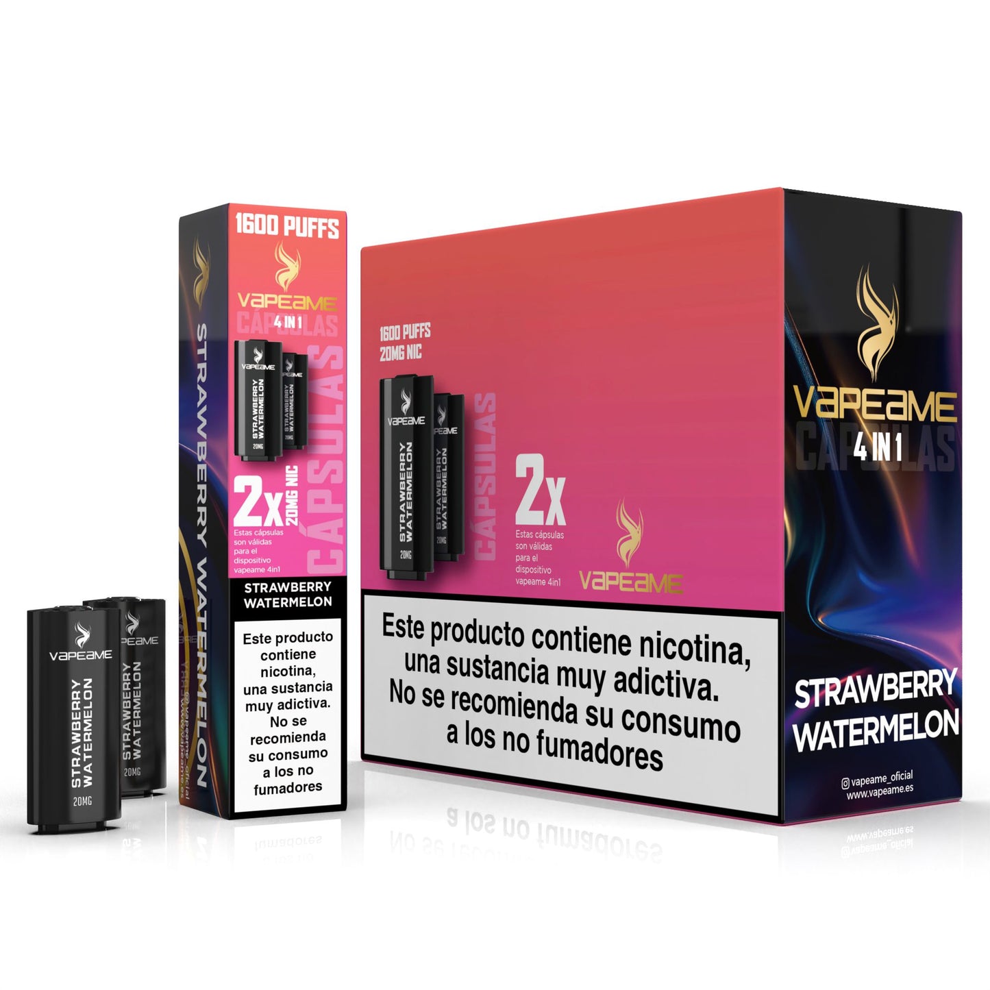 Pack 10 cajas de cápsulas Strawberry Watermelon