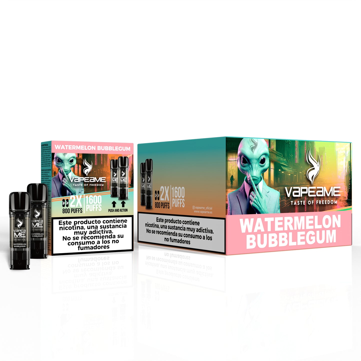 Pack 10 cajas de cápsulas Watermelon Bubblegum