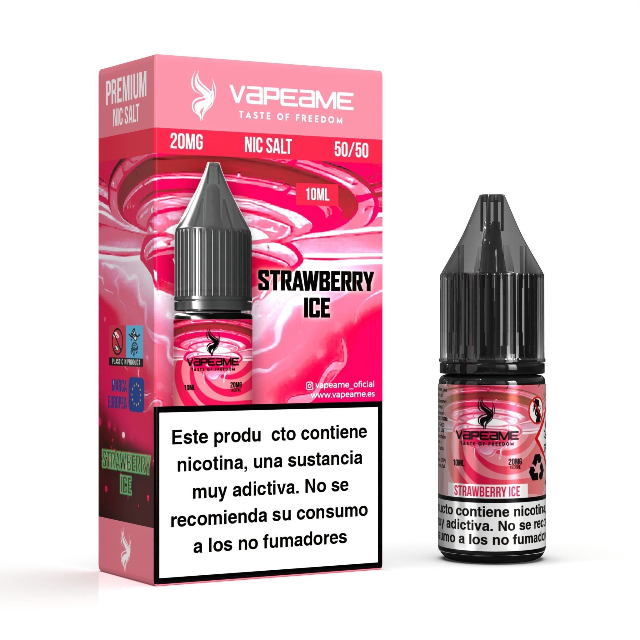 ELiquid Nic Salt Strawberry Ice  Lquido 2% nicotina | Vapeame