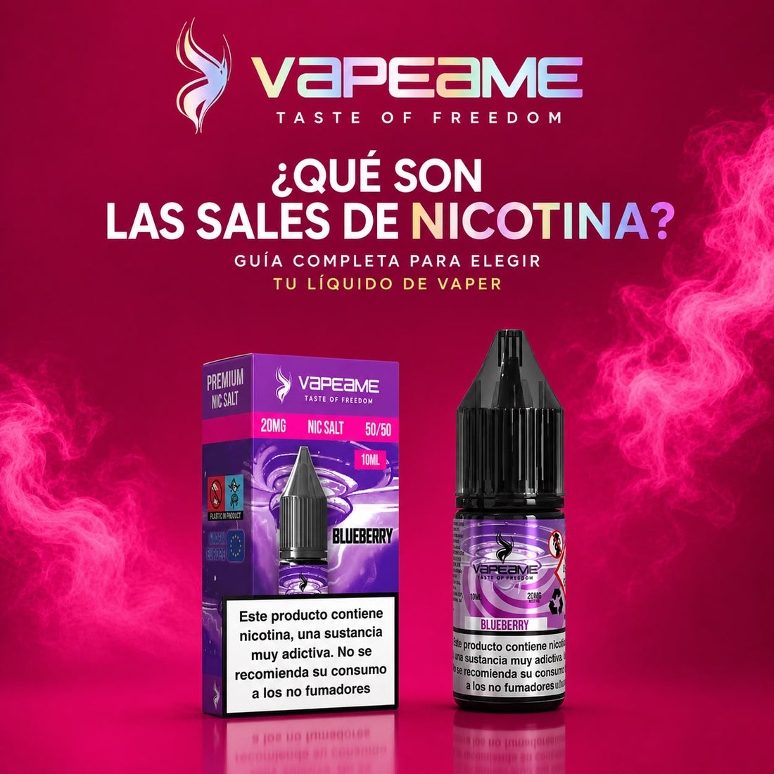 ¿Qué son las sales de nicotina? Guía completa para elegir tu líquido de vaper