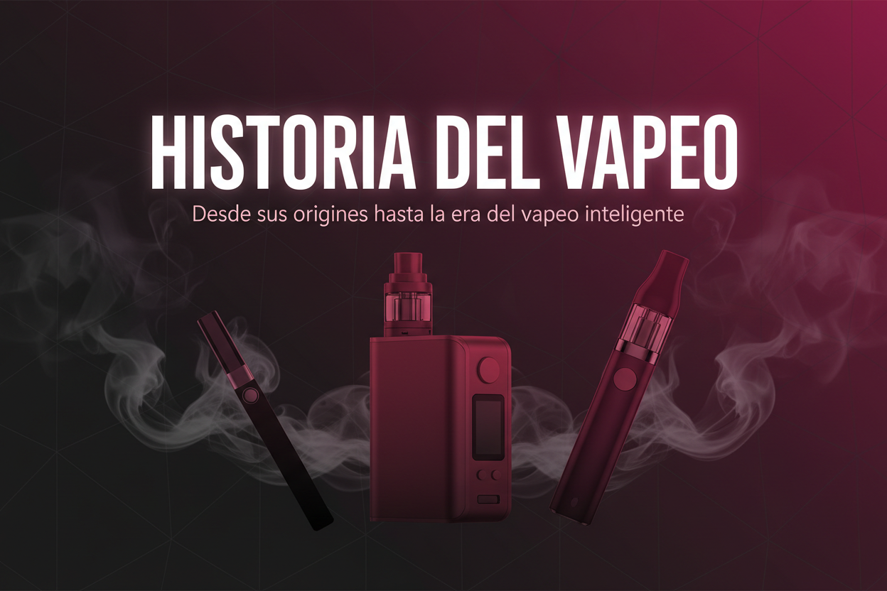 Historia del vapeo: cómo ha evolucionado desde sus orígenes hasta la era del vapeo inteligente