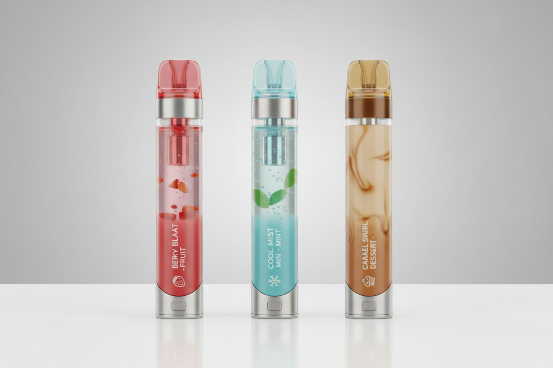 Big Me y Icon sin nicotina con sabores frutales y dulces