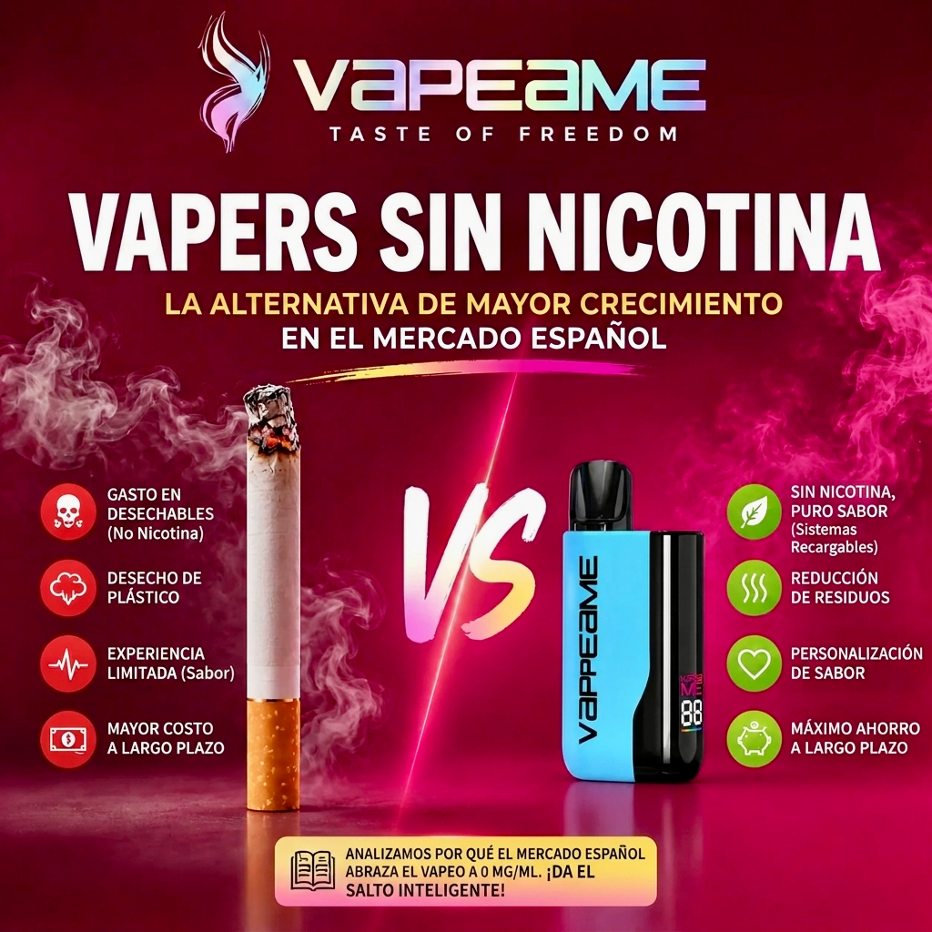 La guía definitiva de los vapers sin nicotina