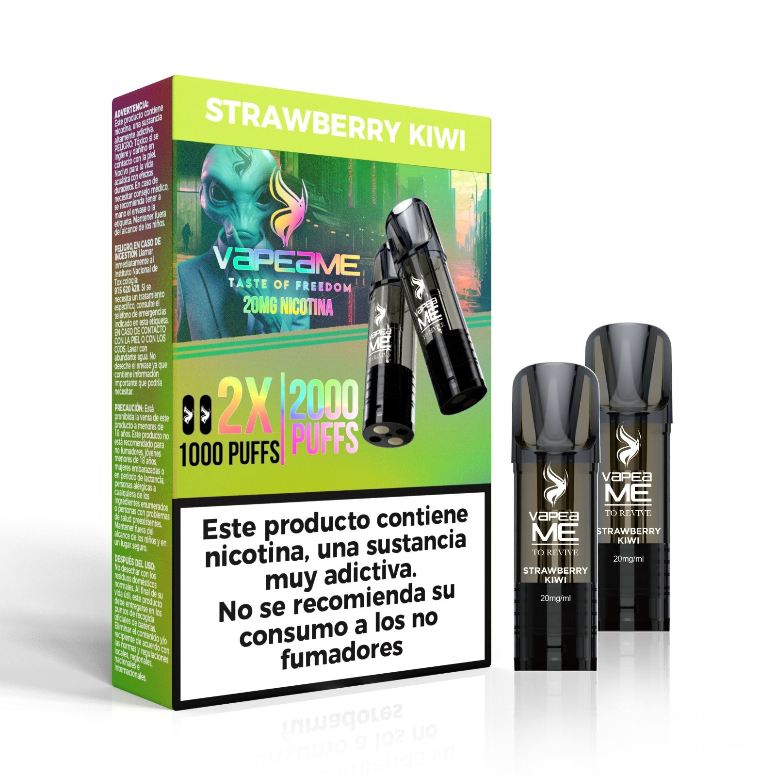 To Revive Strawberry Kiwi – Pack 2 cápsulas 2% nicotina