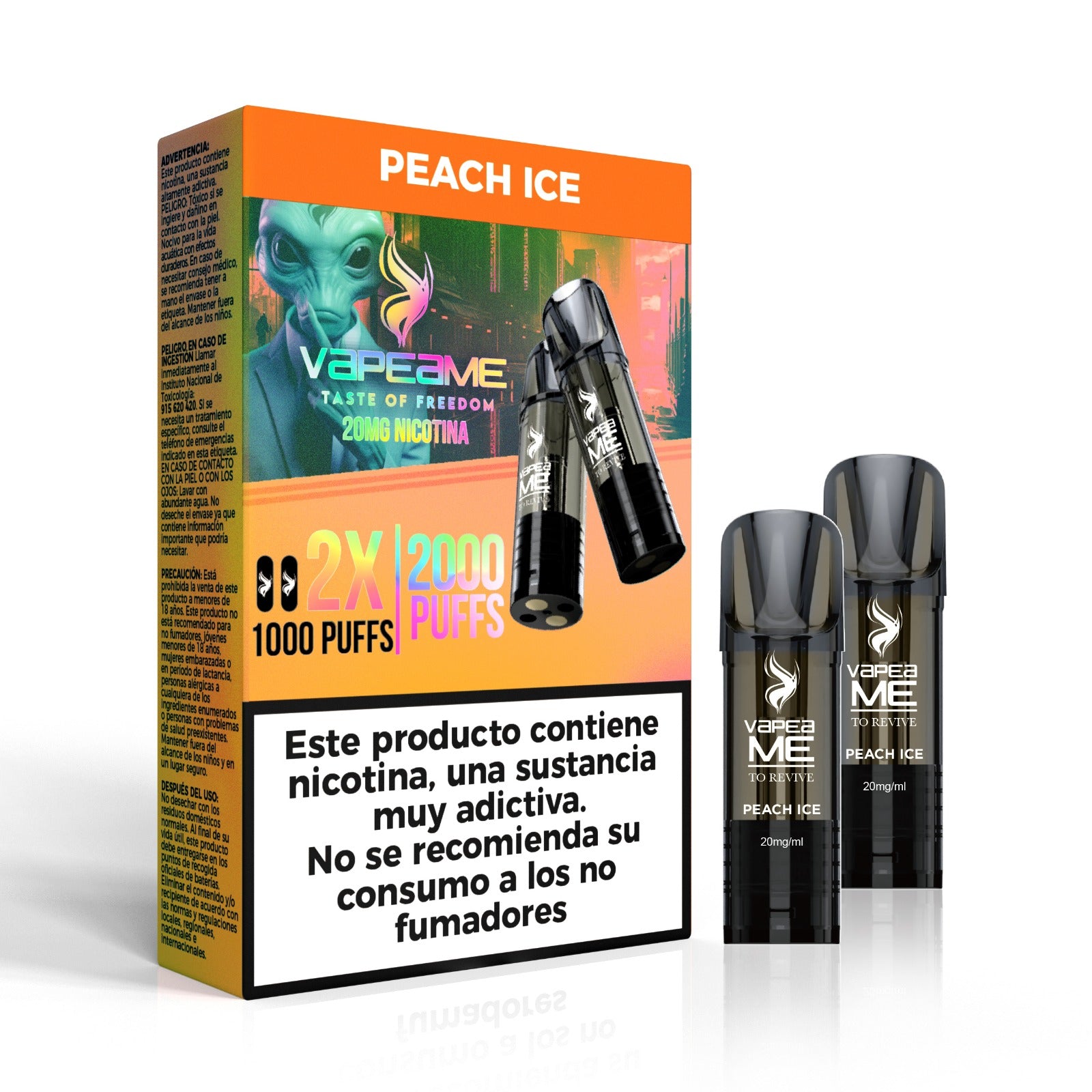 To Revive Peach – Pack 2 cápsulas 2% nicotina