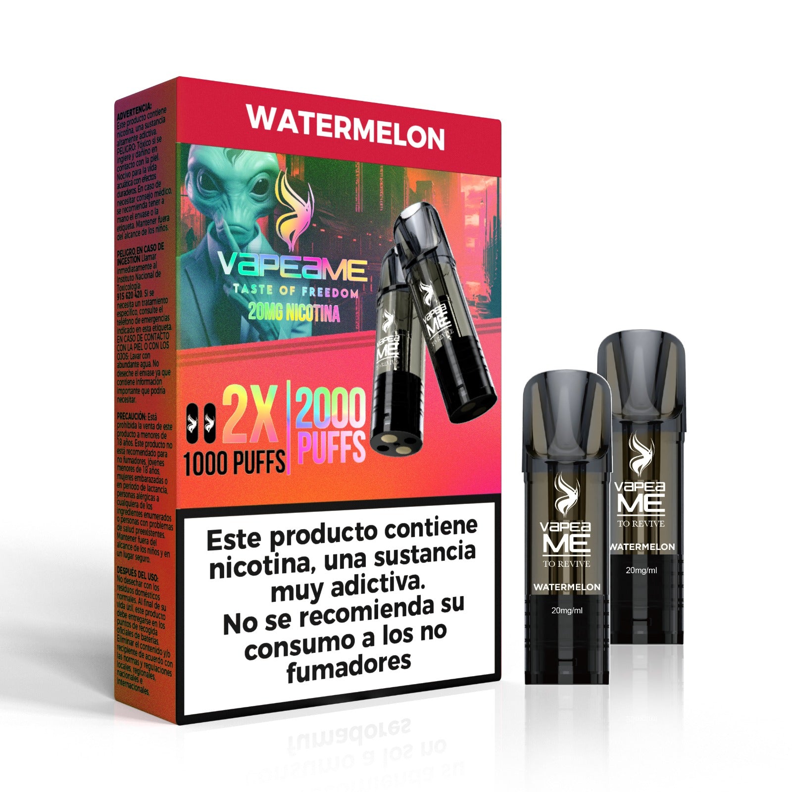To Revive Watermelon – Pack 2 cápsulas 2% nicotina