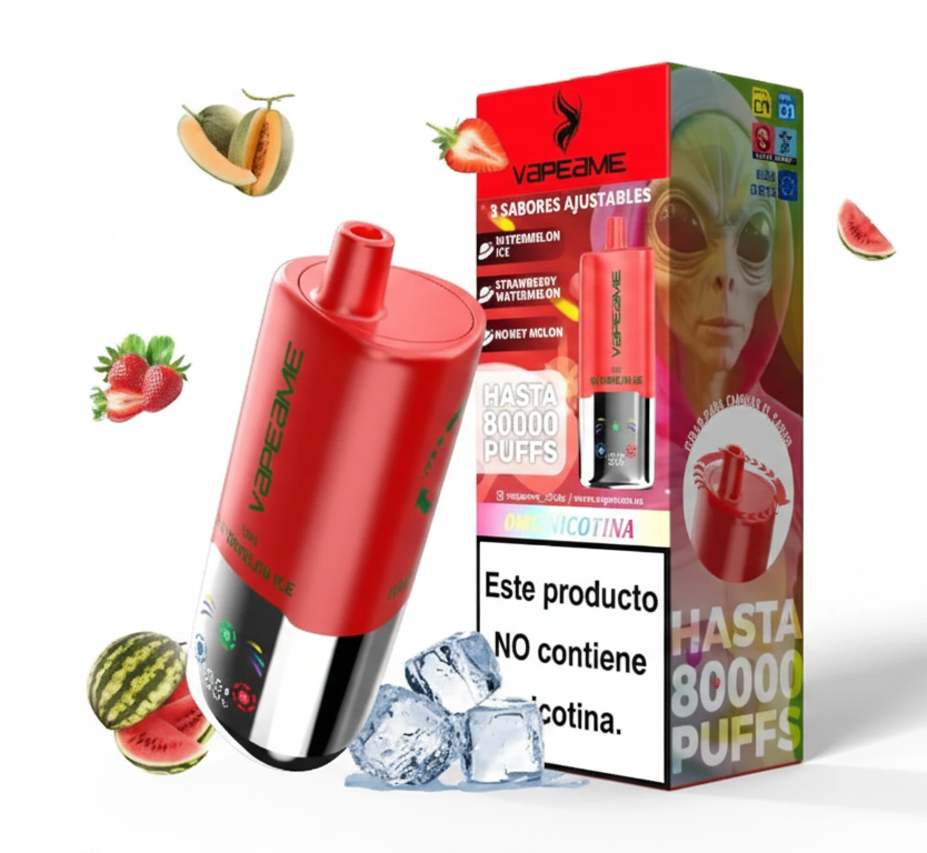 Big Me Red Rush – Dispositivo 3 sabores 80000 caladas sin nicotina