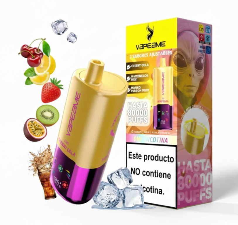 Big Me Yellow Fresh – Dispositivo 3 sabores 80000 caladas sin nicotina