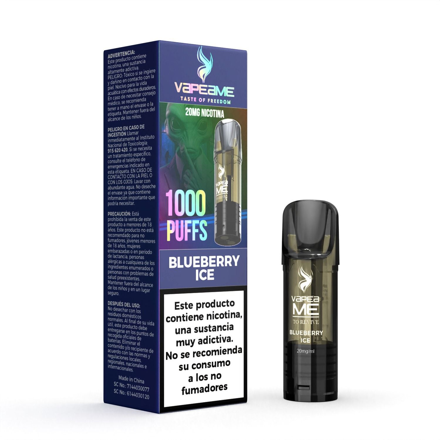 To Revive Blueberry Ice – Cápsula individual 2% nicotina