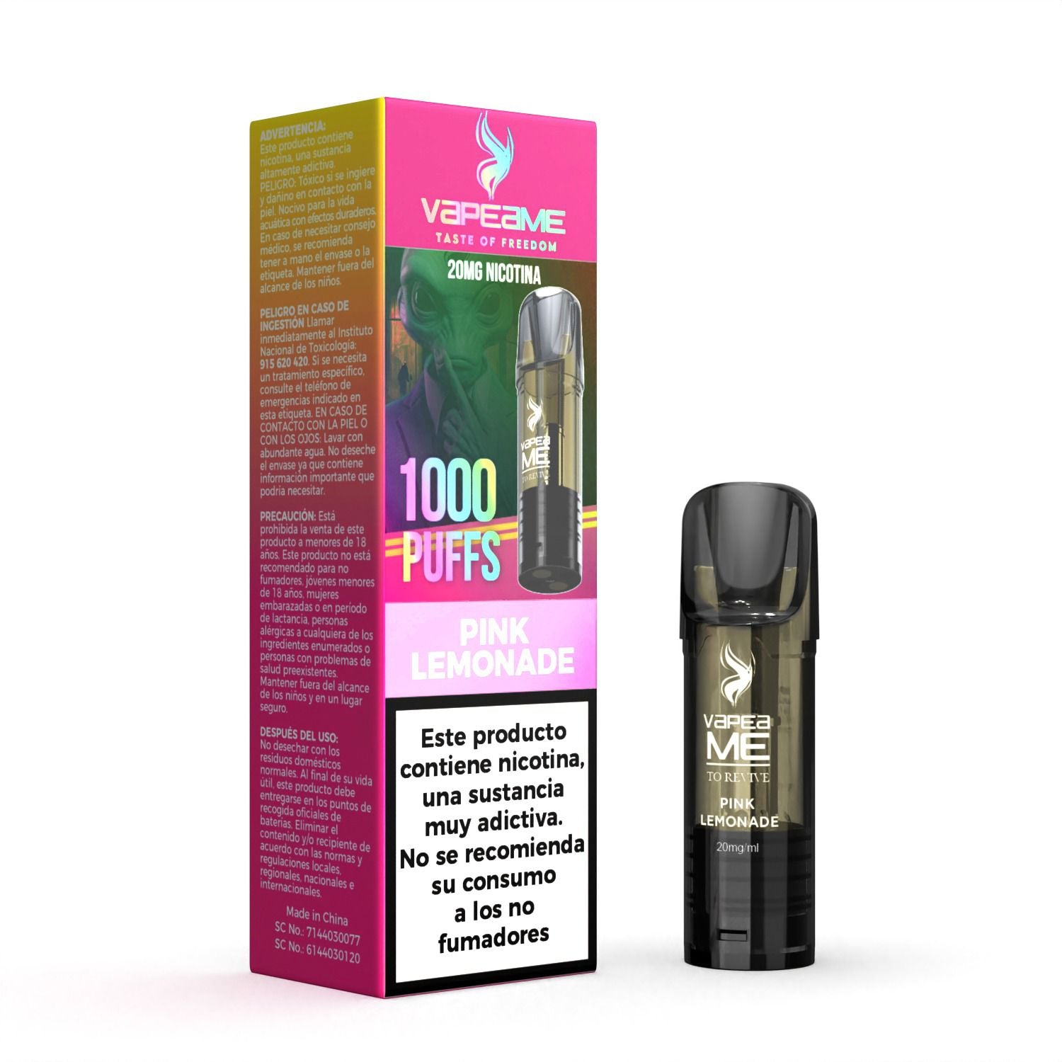 To Revive Pink Lemonade – Cápsula individual 2% nicotina