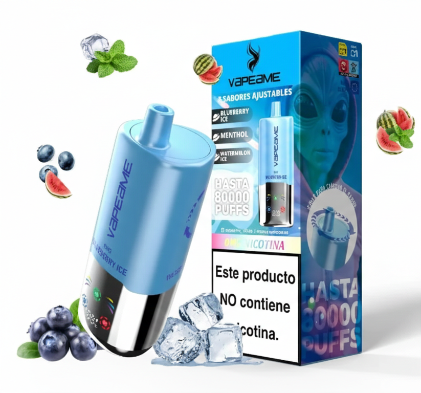 Compra ahora Big Me Blue Burst sin nicotina y 3 sabores en nuestra tienda online de vapers Vapeame
