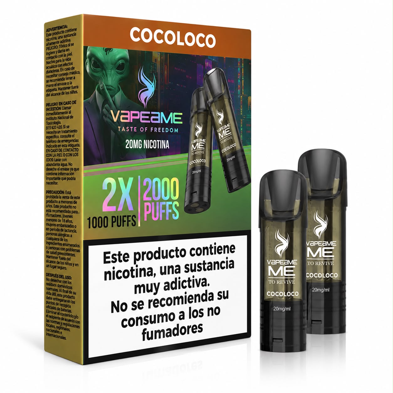 To Revive CocoLoco – Pack 2 cápsulas 2% nicotina