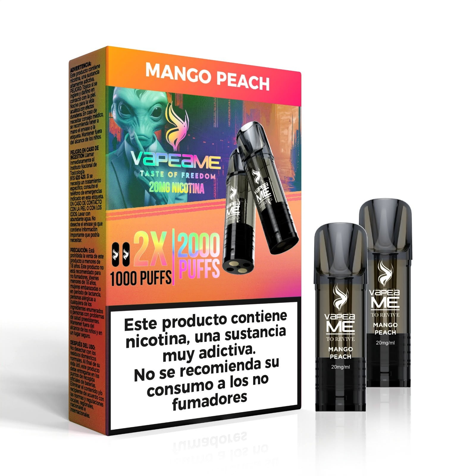 Pack 2 cápsulas Mango Peach