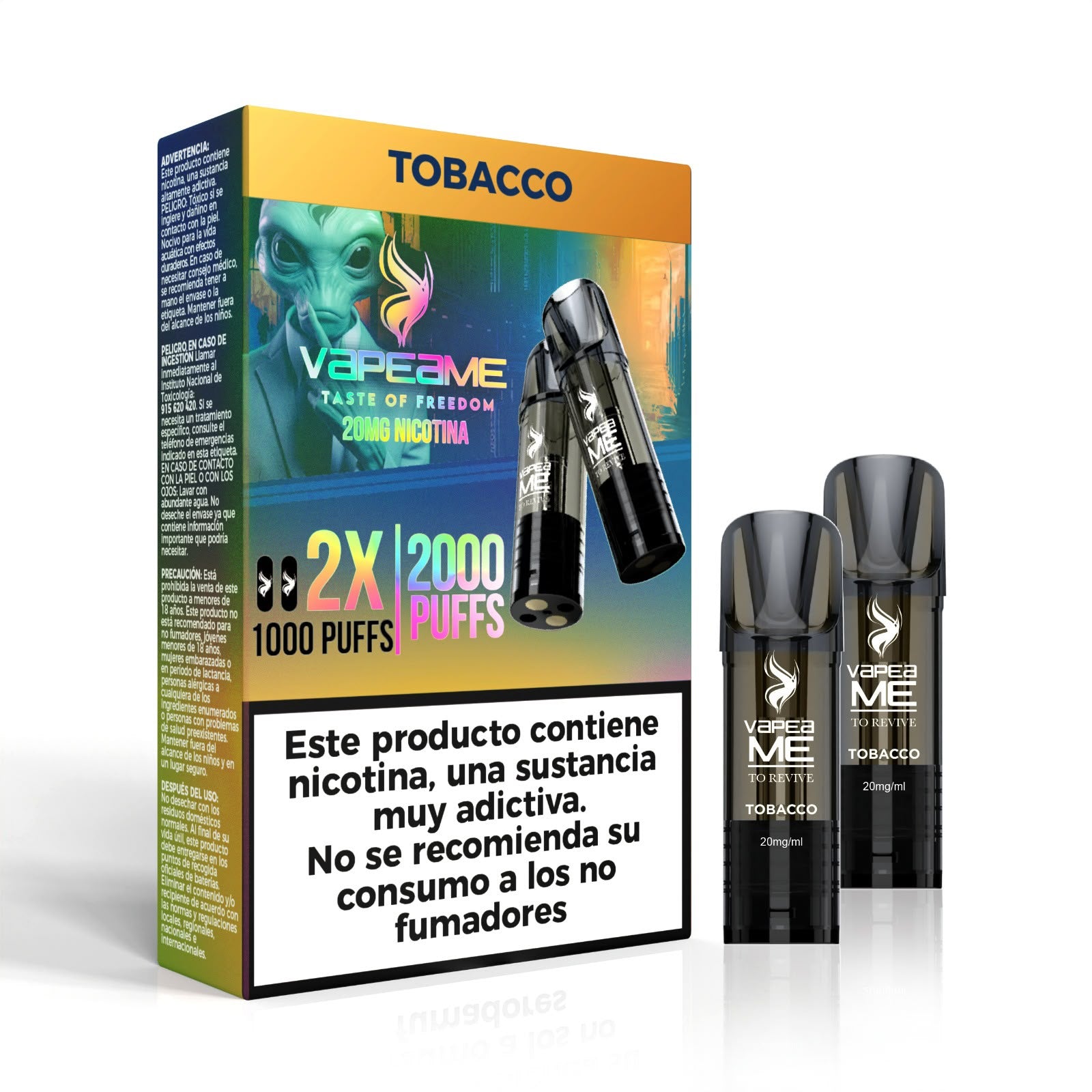 Pack 2 cápsulas tobacco