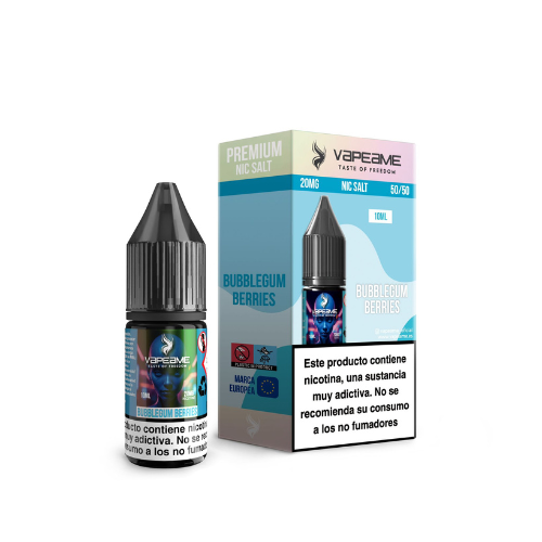 Compra ahora E-Liquid Nic Salt Bubblegum berries - Líquido 2% nicotina en nuestra tienda online de vapers Vapeame