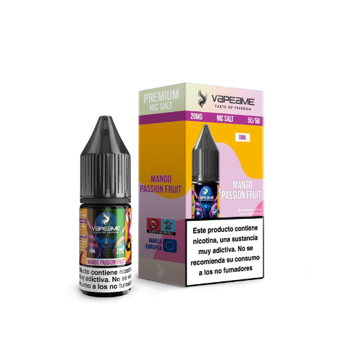 Compra ahora E-Liquid Nic Salt Mango Passion Fruit - Líquido 2% nicotina en nuestra tienda online de vapers Vapeame