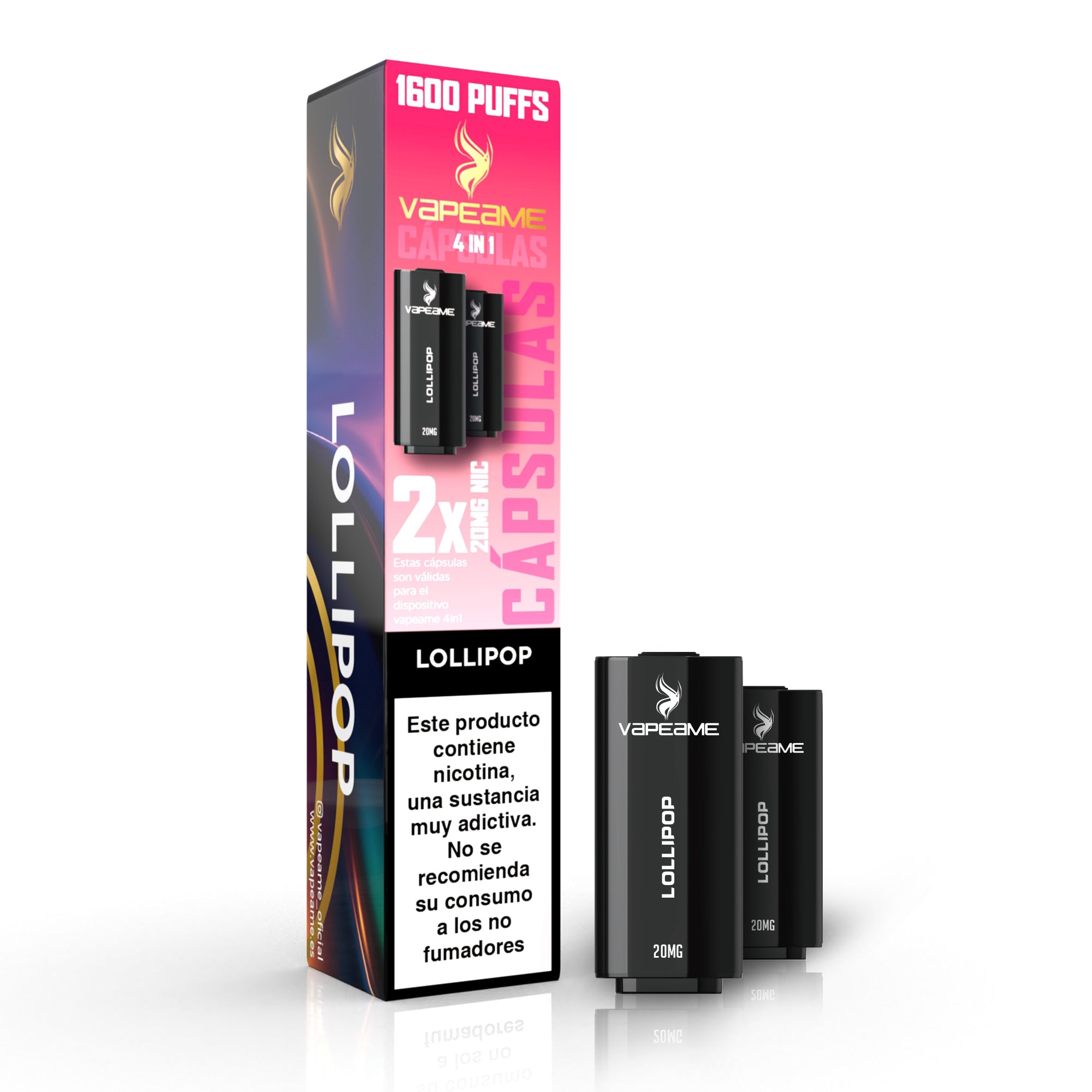 Otras cápsulas Lollipop – Pack 2 cápsulas 2% nicotina