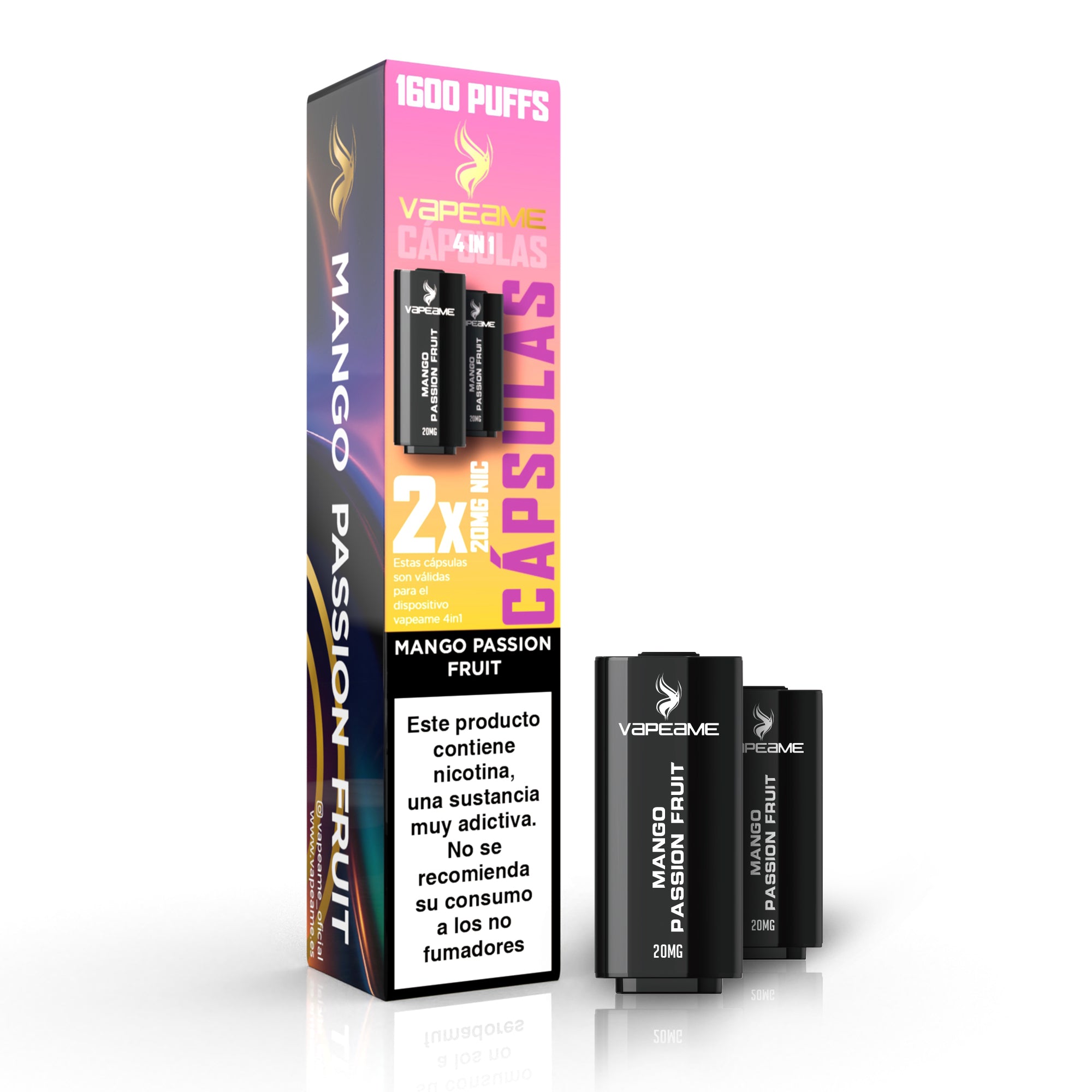 Otras cápsulas Mango Passion Fruit – Pack 2 cápsulas 2% nicotina