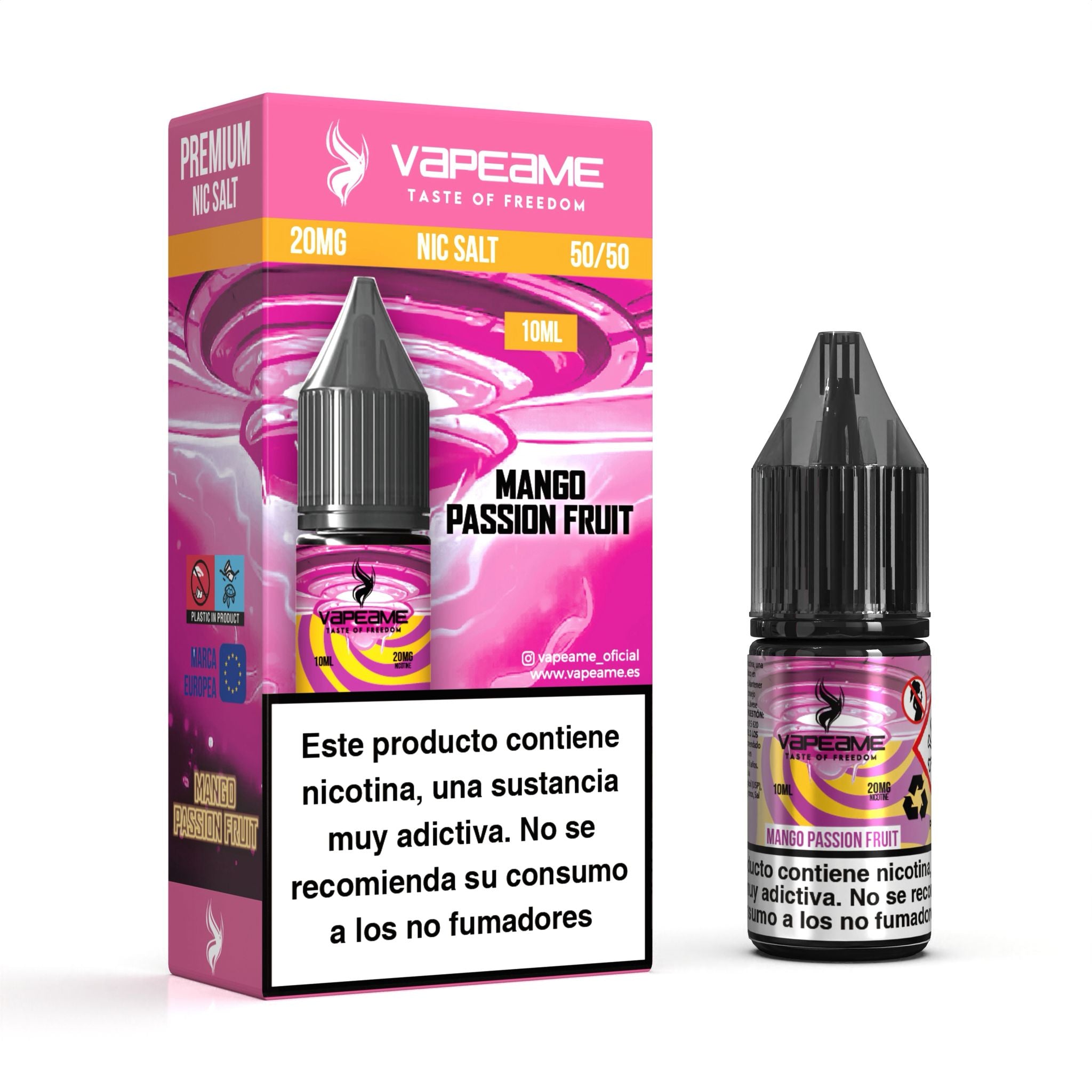 Compra ahora Sal de nicotina Mango Passion Fruit - Líquido 2% nicotina en nuestra tienda online de vapers Vapeame