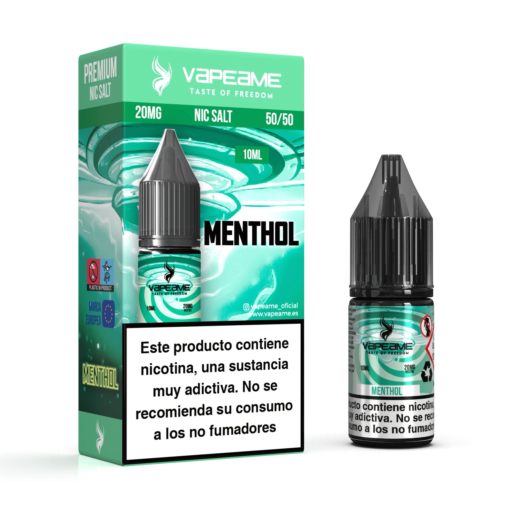 Compra ahora sal de nicotina Menthol - Líquido 2% nicotina en nuestra tienda online de vapers Vapeame