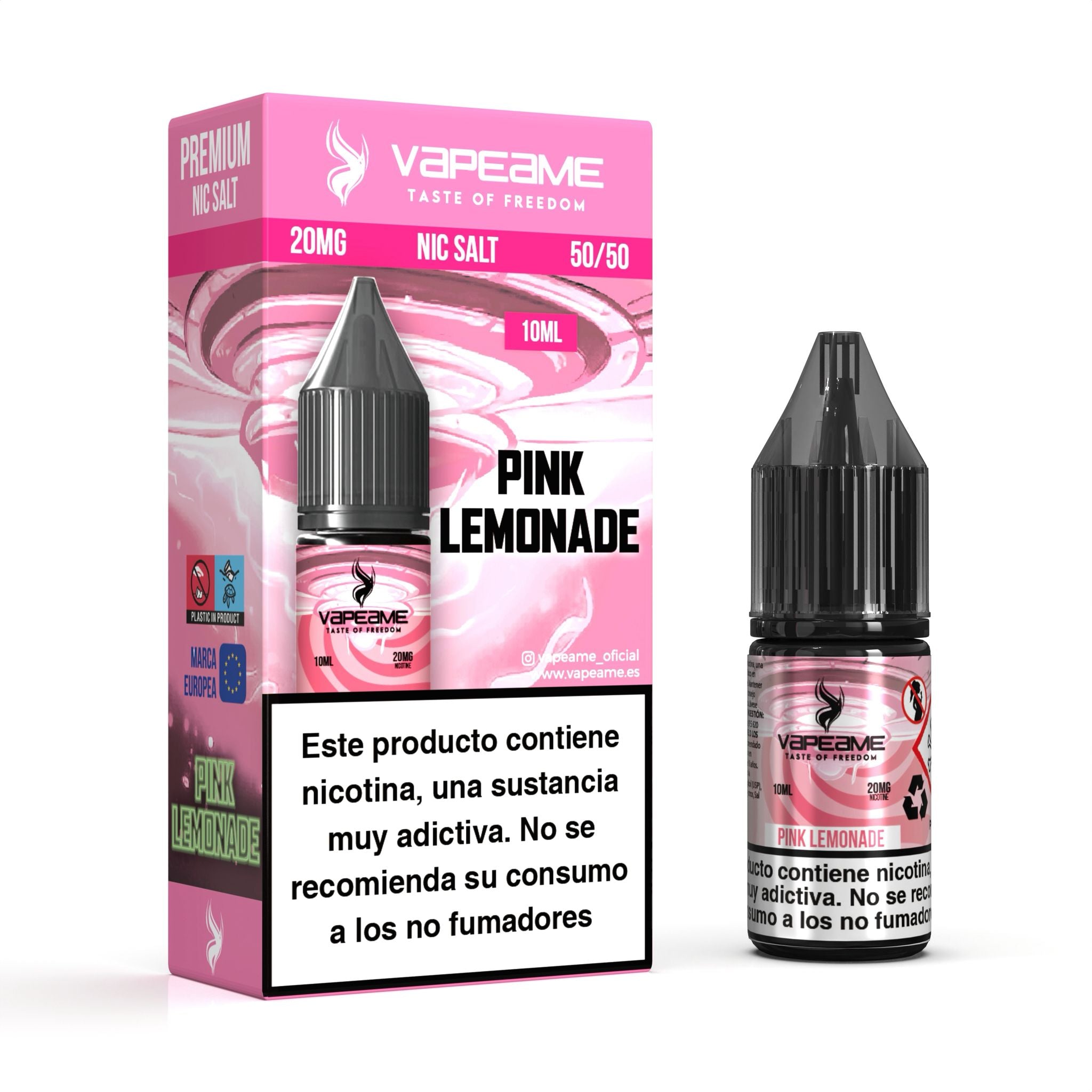 Compra ahora Sal de nicotina Pink Lemonade - Líquido 2% nicotina en nuestra tienda online de vapers Vapeame