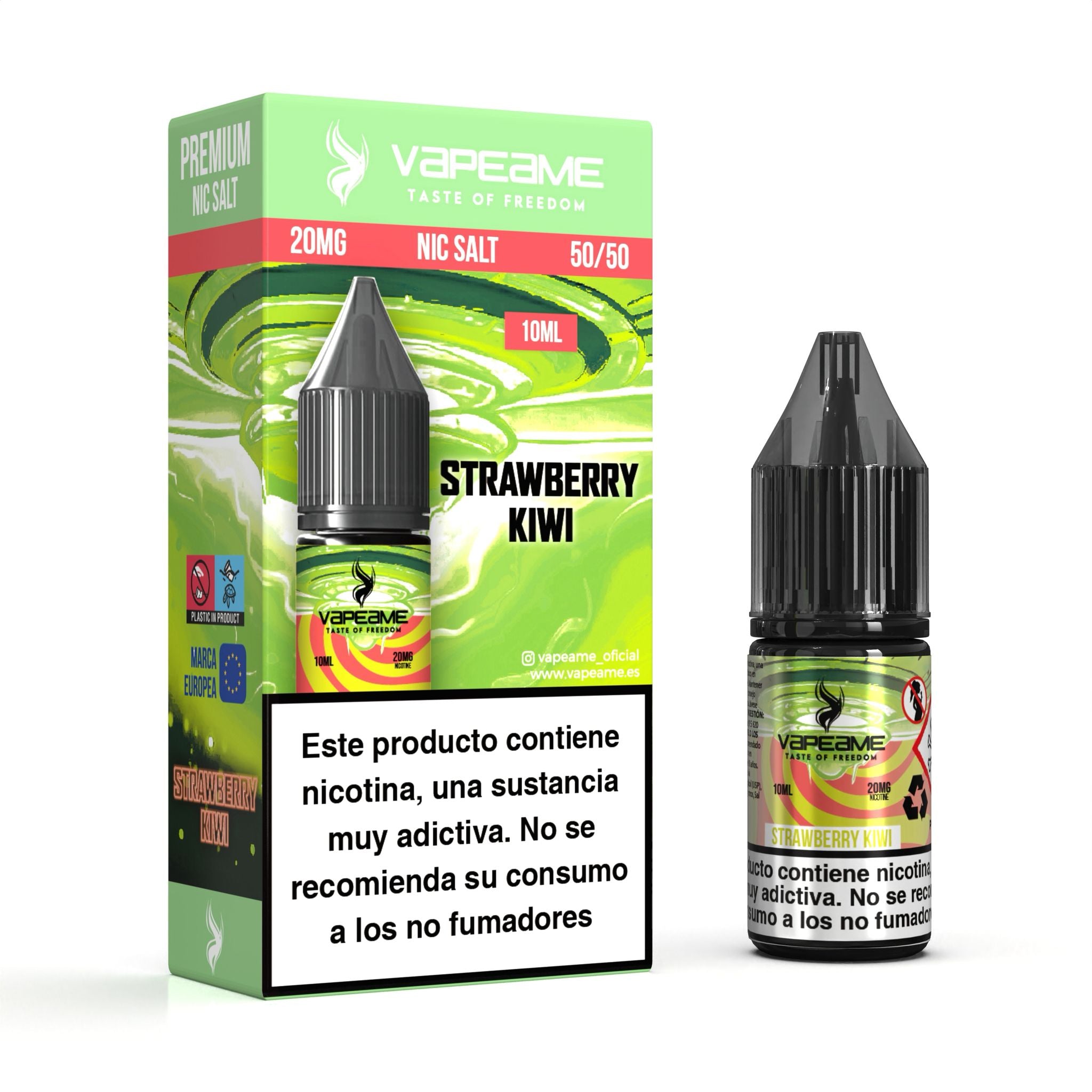 Compra ahora sal de nicotina Strawberry Kiwi - Líquido 2% nicotina en nuestra tienda online de vapers Vapeame