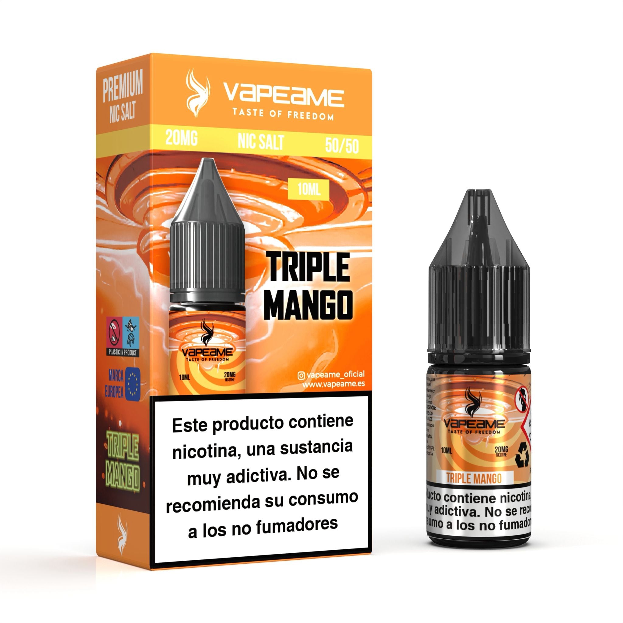 ELiquid Nic Salt Triple Mango Lquido 2% nicotina | Vapeame ELiquid Nic Salt Triple Mango Lquido 2% nicotina | Vapeame