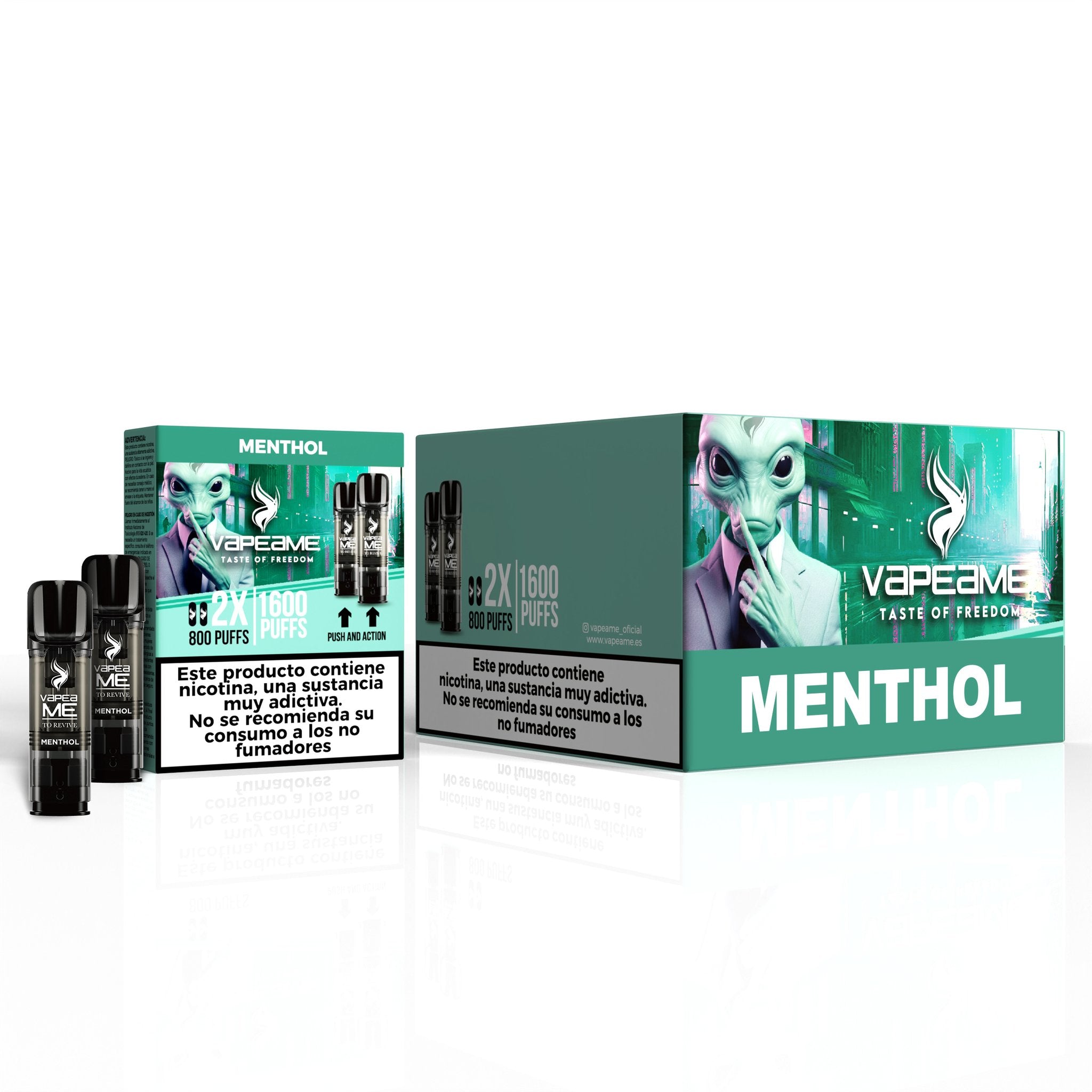Caja To Revive Menthol – 10 productos x 2 cápsulas 2% nicotina