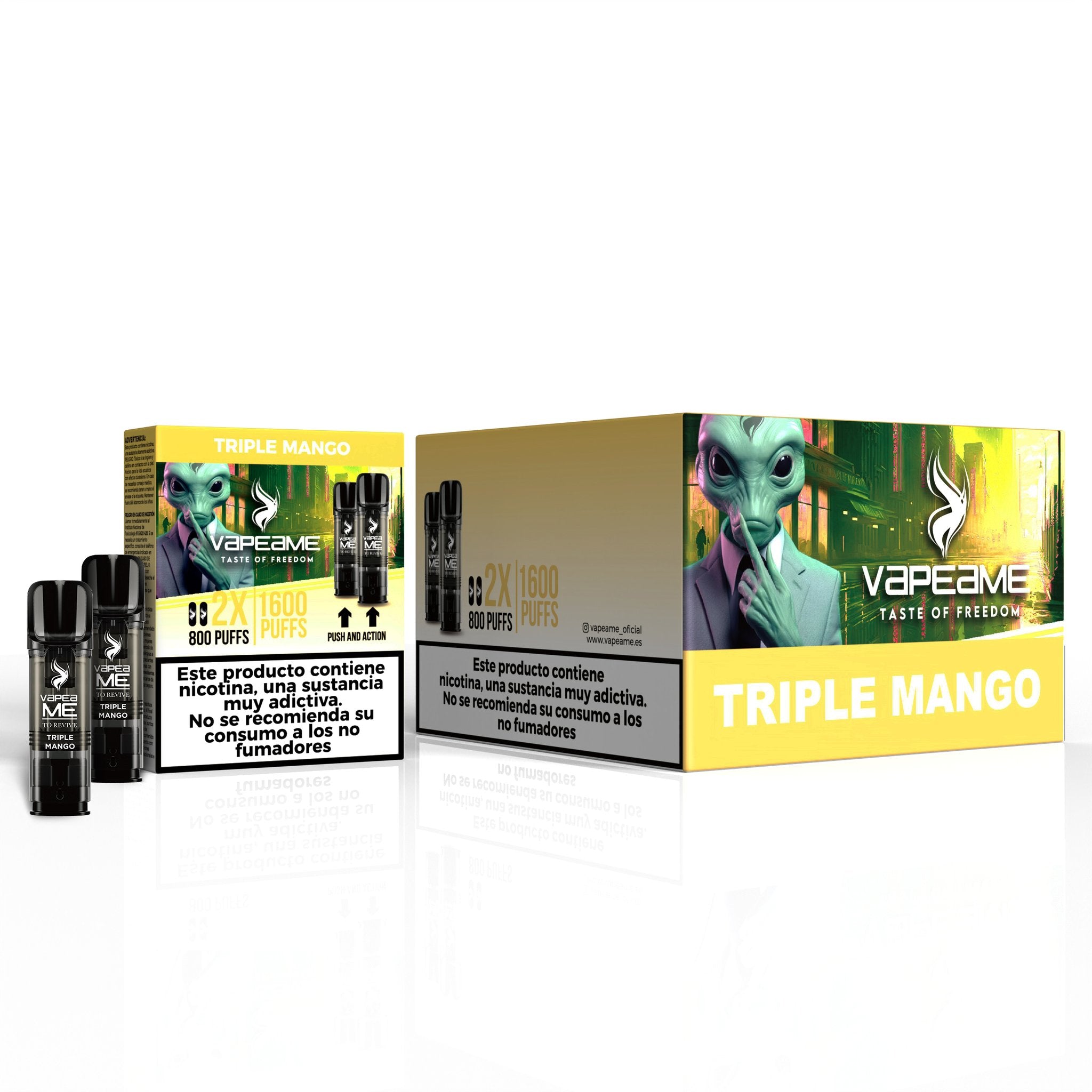 Caja To Revive Triple Mango – 10 productos x 2 cápsulas 2% nicotina