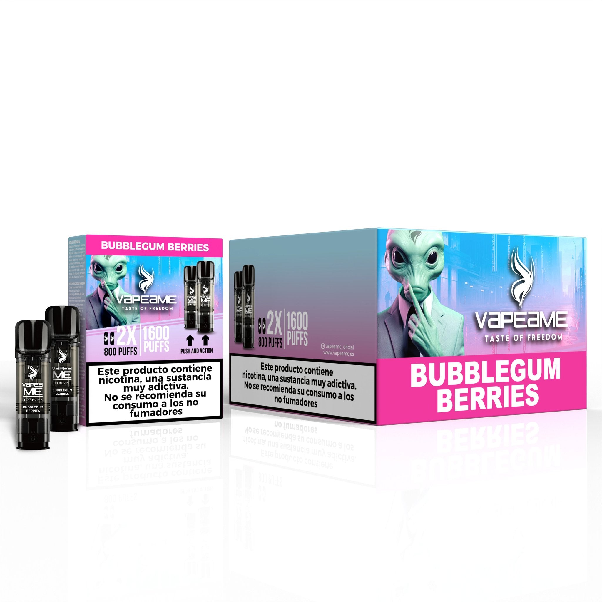 Caja To Revive Bubblegum Berries – 10 productos x 2 cápsulas 2% nicotina